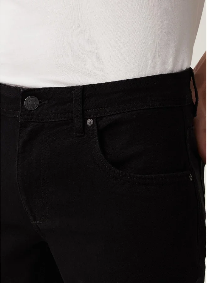 او في اس OVS Mens Skinny Jeans - Black