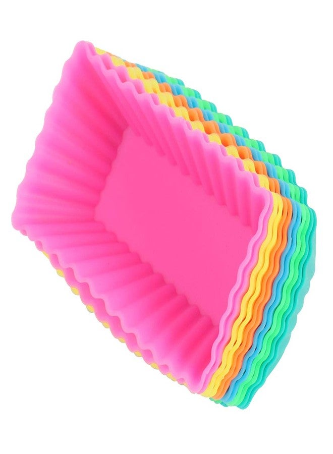 Nema NM Nema Silicone Rectangle Cake Muffin Mould - 6pcs - Image 2
