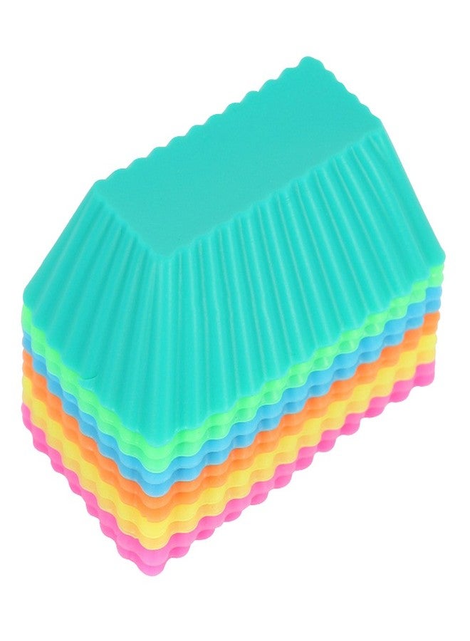 Nema NM Nema Silicone Rectangle Cake Muffin Mould - 6pcs - Image 4