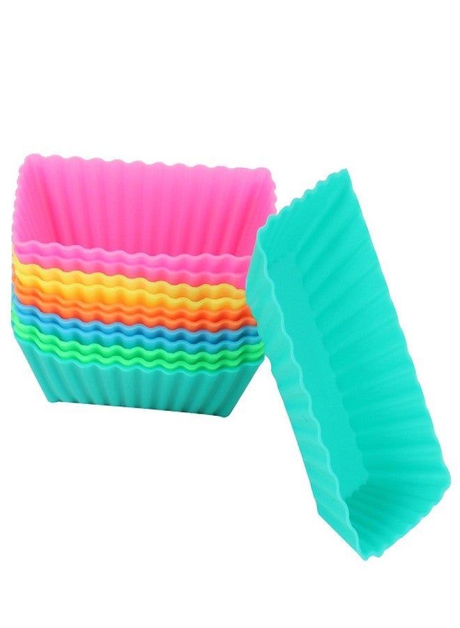 Nema NM Nema Silicone Rectangle Cake Muffin Mould - 6pcs - Image 1