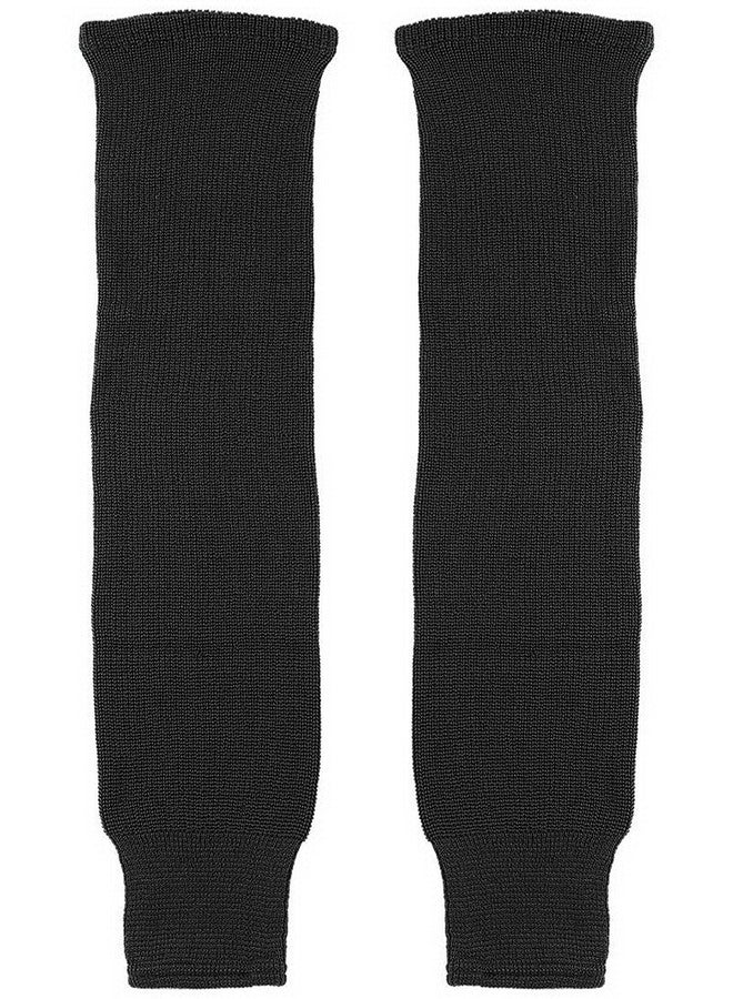 سي سي أم جوارب هوكي بلون موحد من سي سي إم إس 100 - مقاس كبير - أسود