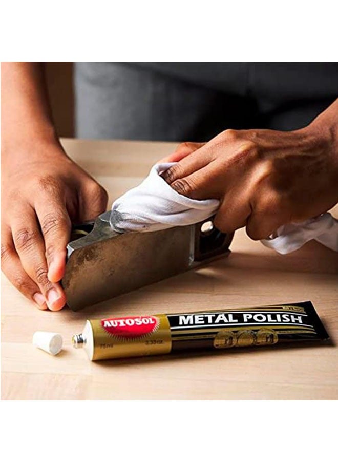 Autosol Metal Polish for Chrome Copper Brass and More, 75ml - Image 3