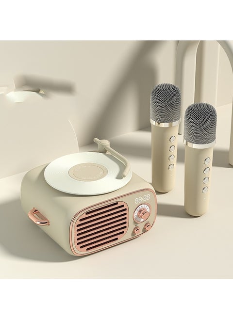 New Retro Bluetooth Audio Microphone Integrated Wireless Multifunctional Alarm Clock