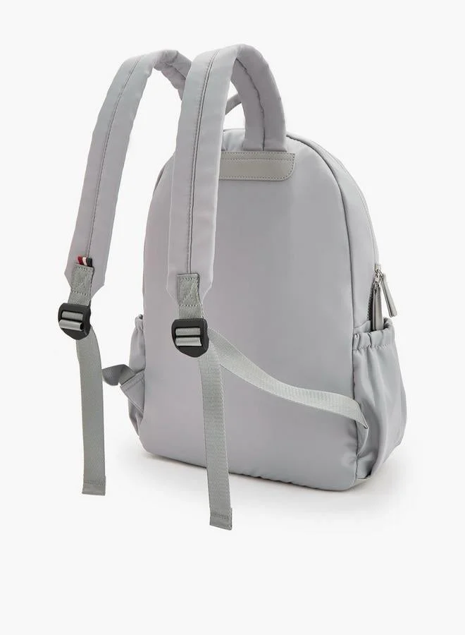 Lee Cooper  Logo Print School Backpack With Adjustable Shoulder Straps  | Best Price UAE