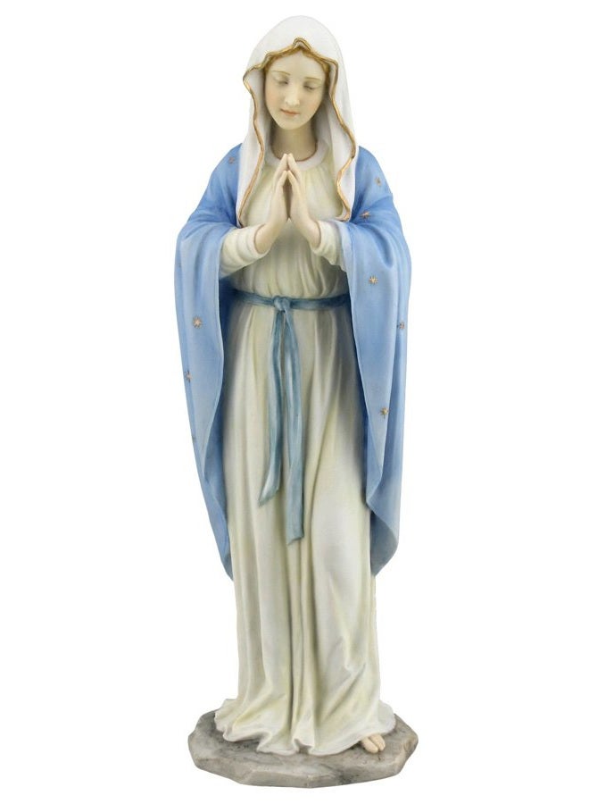 11.75 Blessed Virgin Mary Decorative Figurine, Pastel Color
