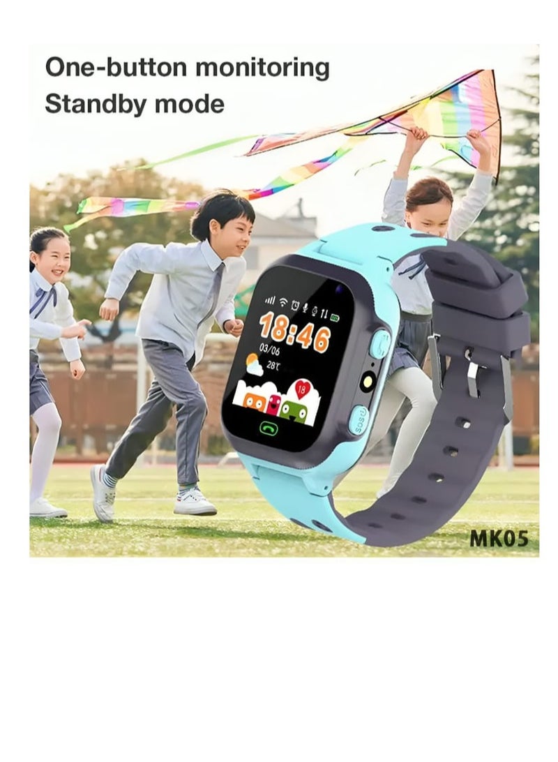modio MK05 Kids Smart Watch With Calling Feature and Built-in Flashlight and 32MB Ram and 32MB Rom Multicolour - Image 3