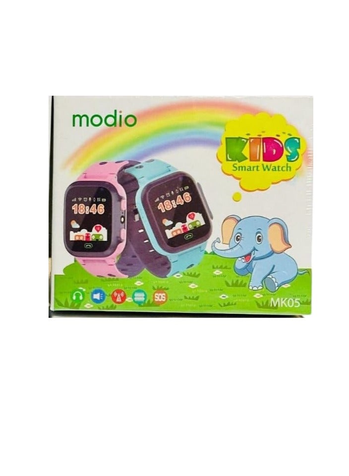 modio MK05 Kids Smart Watch With Calling Feature and Built-in Flashlight and 32MB Ram and 32MB Rom Multicolour - Image 4