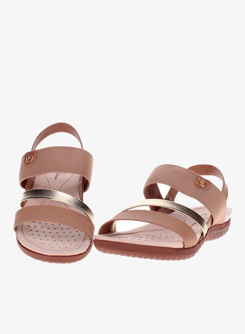 Modare Brown Sandals for Women with Back Strap – Stylish & Supportive sling Back Ladies Sandals for Women | Best Price UAE