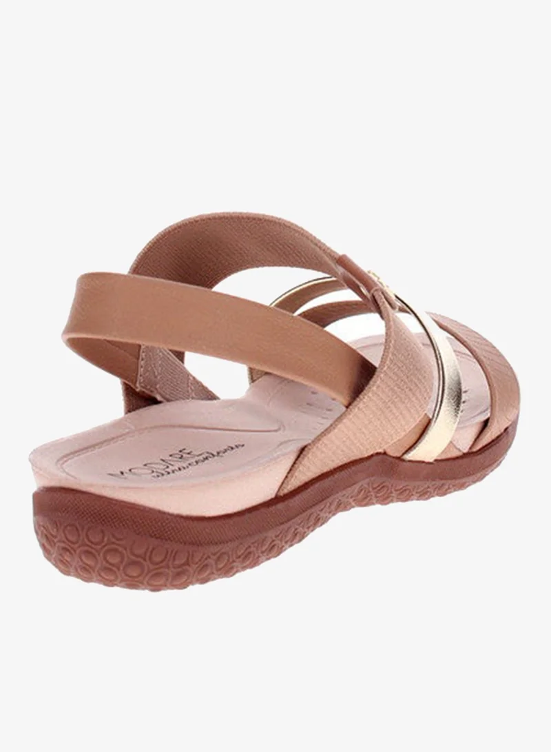 Modare Brown Sandals for Women with Back Strap – Stylish & Supportive sling Back Ladies Sandals for Women | Best Price UAE