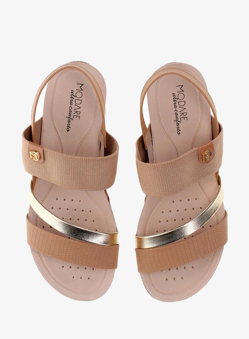 Modare Brown Sandals for Women with Back Strap – Stylish & Supportive sling Back Ladies Sandals for Women | Best Price UAE
