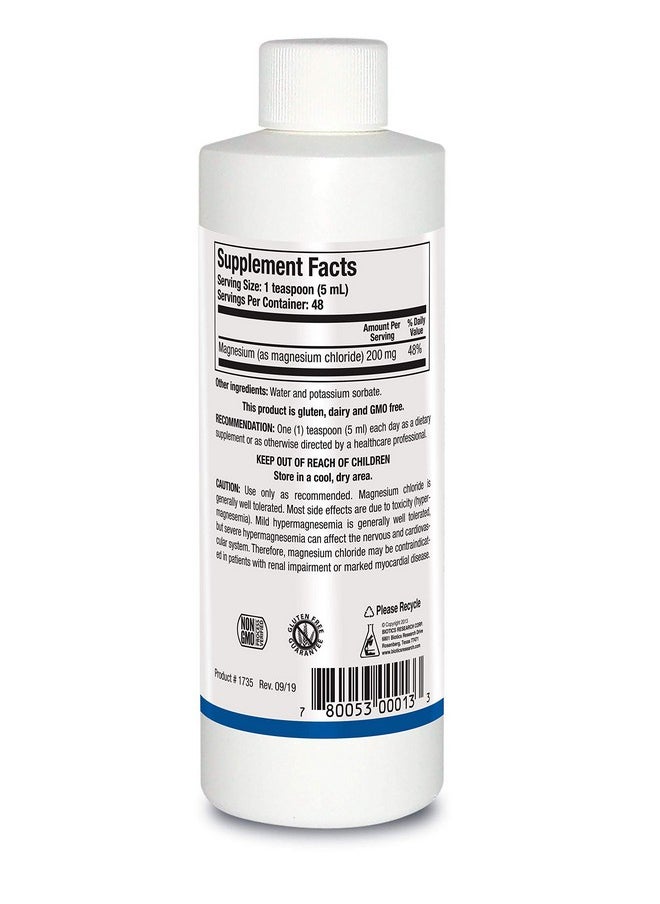 BIOTICS Research Aqua Magc Easy Totake Liquid Formula 200 Mg Magnesium Bioavailable Promotes Relaxation Cardiovascular Health Bone Strength Improves Sleep 8 Fluid Ounces  - Image 3