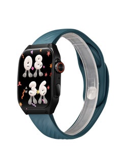 KENNETH SCOTT Kenneth Scott KCRV10-XSBBX Unisex Smart Display Watch & Silicone Strap Black & Gun Metal  - Image 3