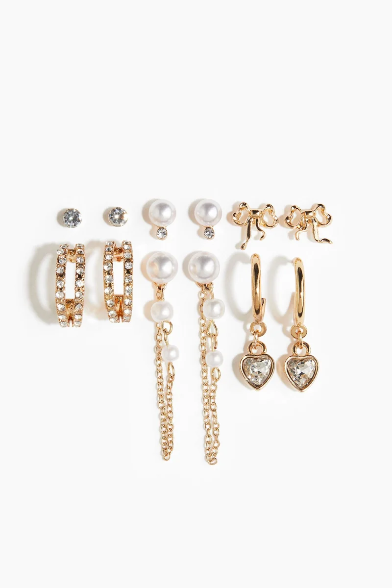 H&M 6 pairs earrings