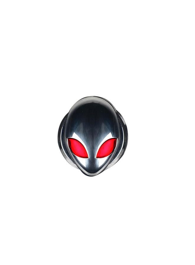 3D Alien Car Engine Start Stop Protection on Cover - Zinc?Alloy Car Push Start on Cover - Universal Anti-Scratch Car Engine Decoration Cover Refit Accessories, Red/Blue,?5x4CM (L?x?W)