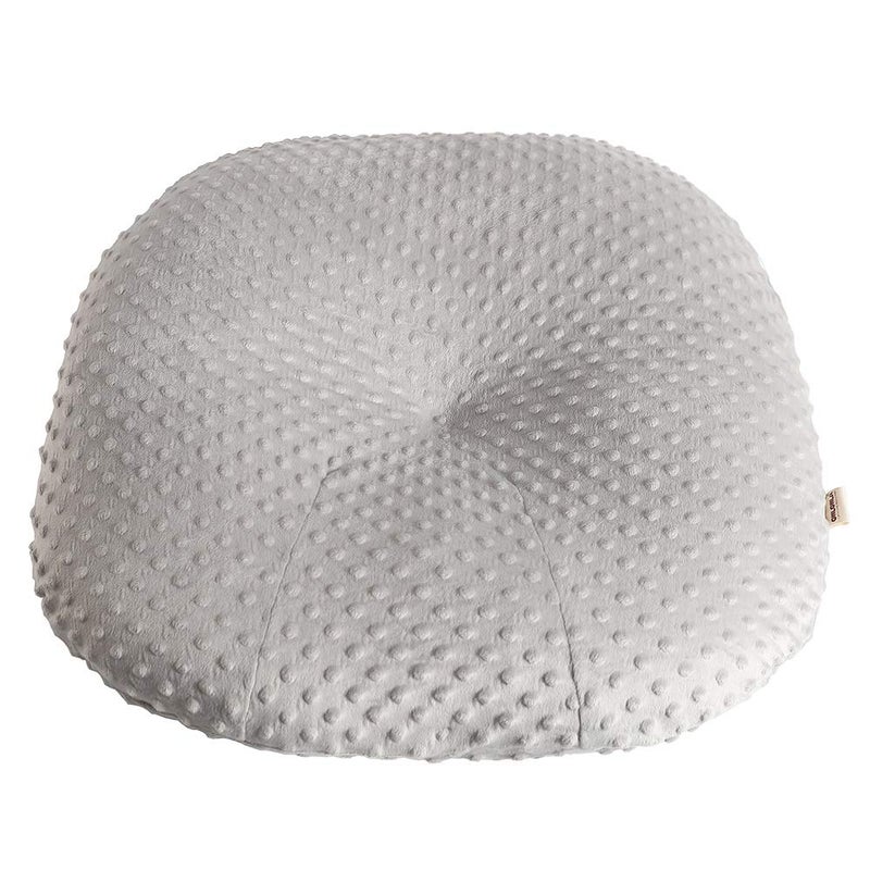 OWLOWLA Newborn Lounger CoverMinky Removable Slipcover Fits Newborn Lounger for Baby Boy GirlSilver Gray - Image 3