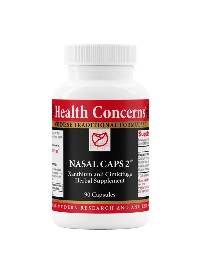 Health Concerns Nasal Caps 2 - Sinus & Nasal Support Supplement - 90 Capsules  - Image 1