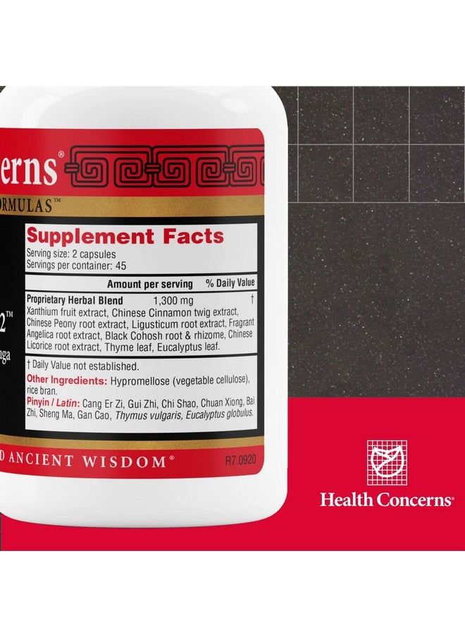 Health Concerns Nasal Caps 2 - Sinus & Nasal Support Supplement - 90 Capsules  - Image 2