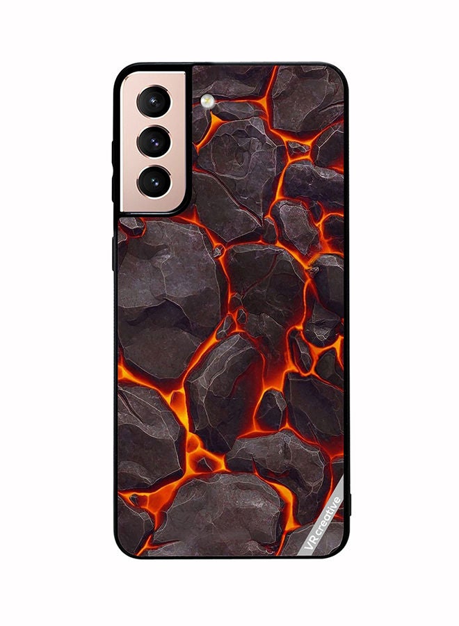 VR CREATIVE Protective Case Cover For Samsung Galaxy S21 Plus 5G Mattle Paint Texture Design Multicolour - Image 1