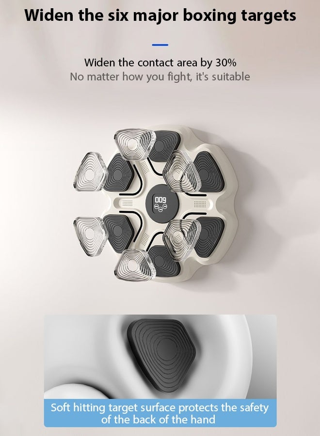 Generic Boxing target,Bluetooth music adult intelligent boxing machine,Smart Electronic Music Boxing Machine for Men with Gloves Toy Wall Mounted Boxing Machine Smart Boxing Target,Children's Trainer Home Fitness Boxing Wall Target Portable indoor fighting game  - Image 2