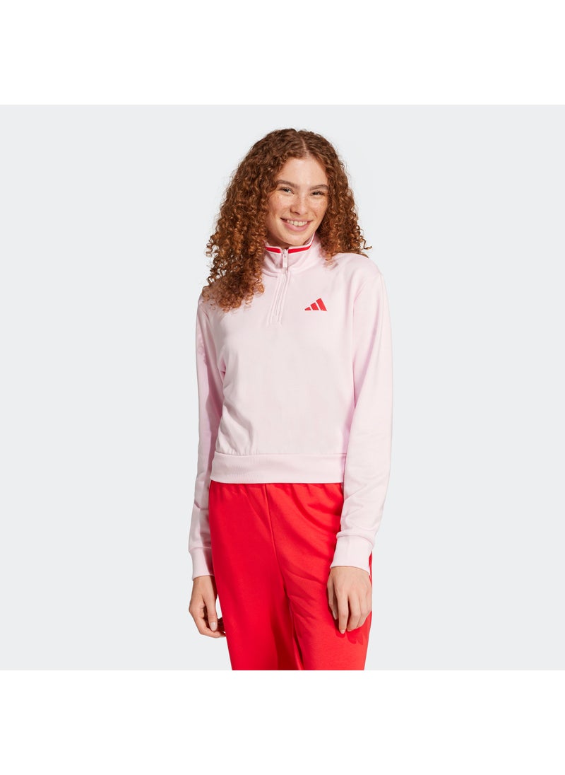 Adidas Essential Color Pop French Terry Track Jacket  - Image 1