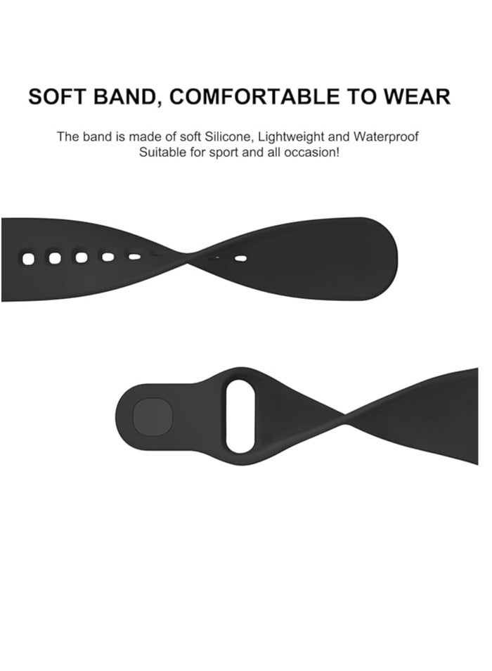 Strap Silicone Compatible With Xiaomi Redmi Watch 3 Active/Redmi Watch 3 Lite, Sport Silicone Watch Band Wrist Strap, Bracelet Wristband Wrist Strap - Image 5