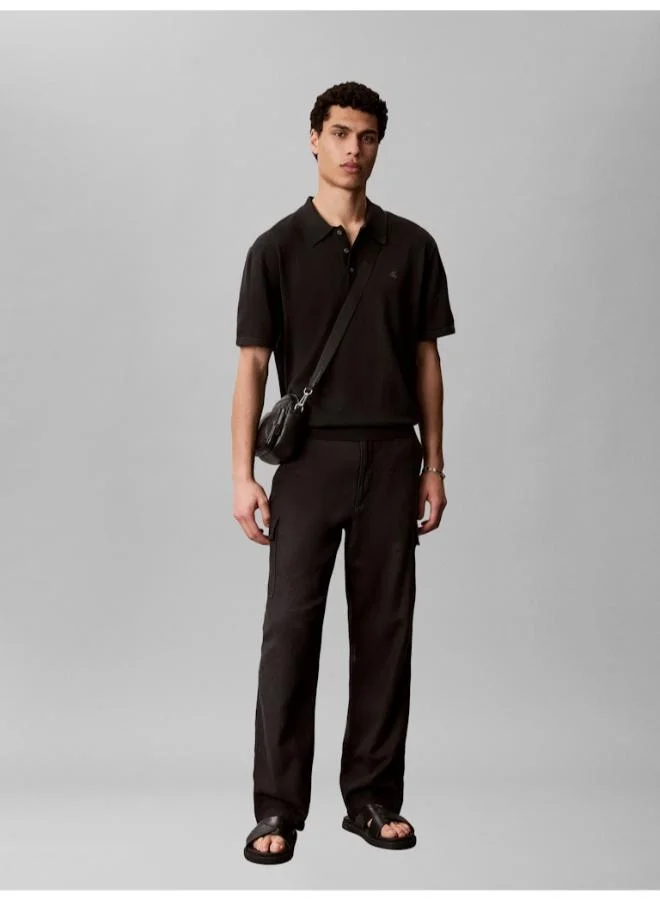 CALVIN KLEIN Emblem AOP Embossed Camera Bag