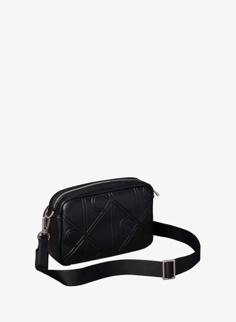 CALVIN KLEIN Embossed Emblem Crossbody Camera Bag - Image 3