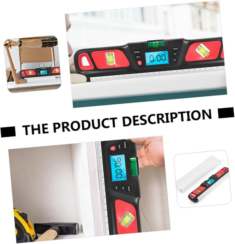 مستوى الروح المحمول عالي الدقة مع مطالبة صوتية للقياس الدقيق الأحمر - Image 3