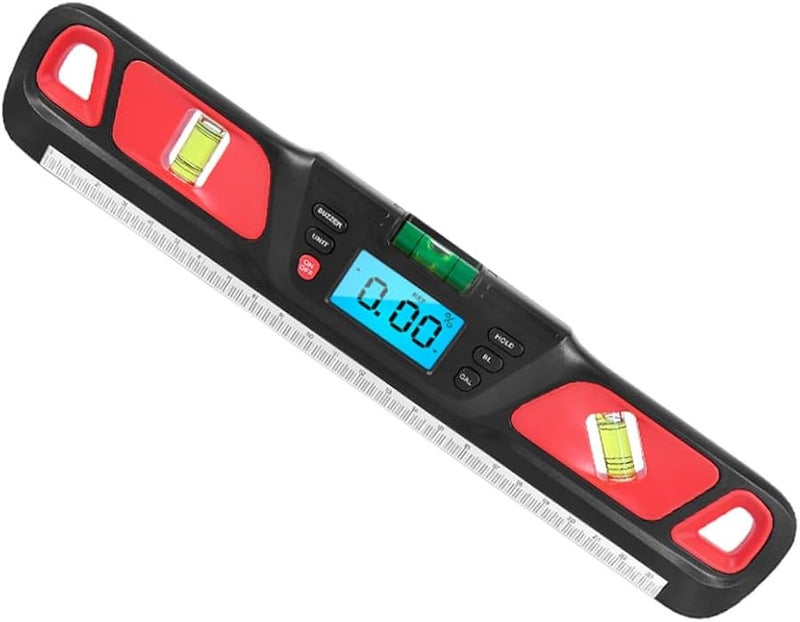 مستوى الروح المحمول عالي الدقة مع مطالبة صوتية للقياس الدقيق الأحمر - Image 1