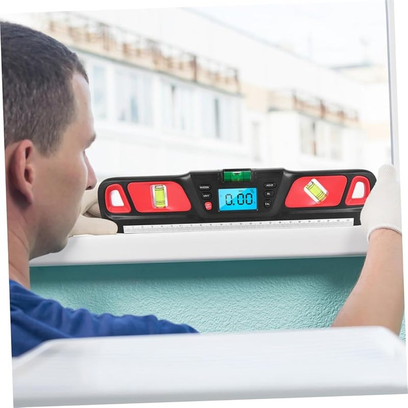 مستوى الروح المحمول عالي الدقة مع مطالبة صوتية للقياس الدقيق الأحمر - Image 4