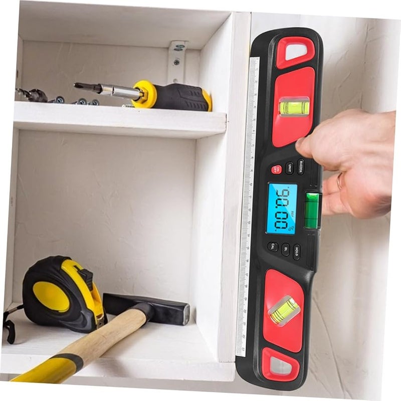 مستوى الروح المحمول عالي الدقة مع مطالبة صوتية للقياس الدقيق الأحمر - Image 5