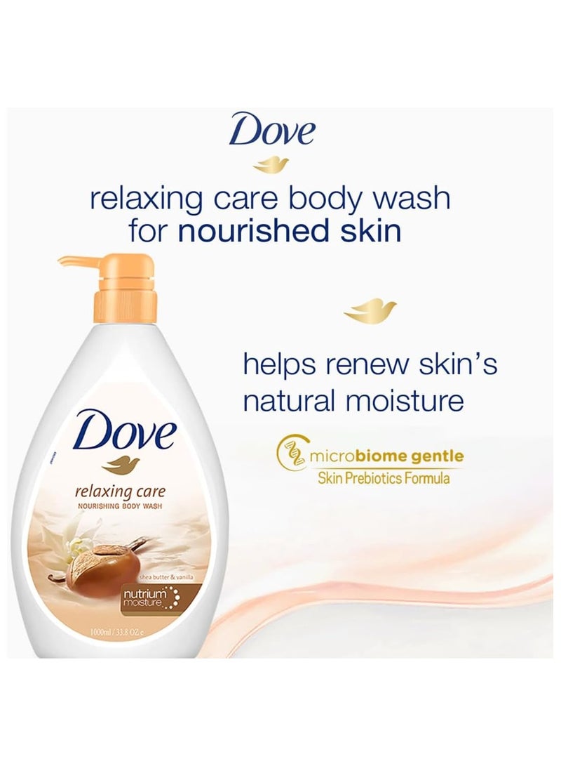 دوف غسول الجسم المريح بزبدة الشيا 1000 مل - Image 3