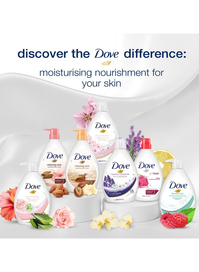 دوف غسول الجسم المريح بزبدة الشيا 1000 مل - Image 4