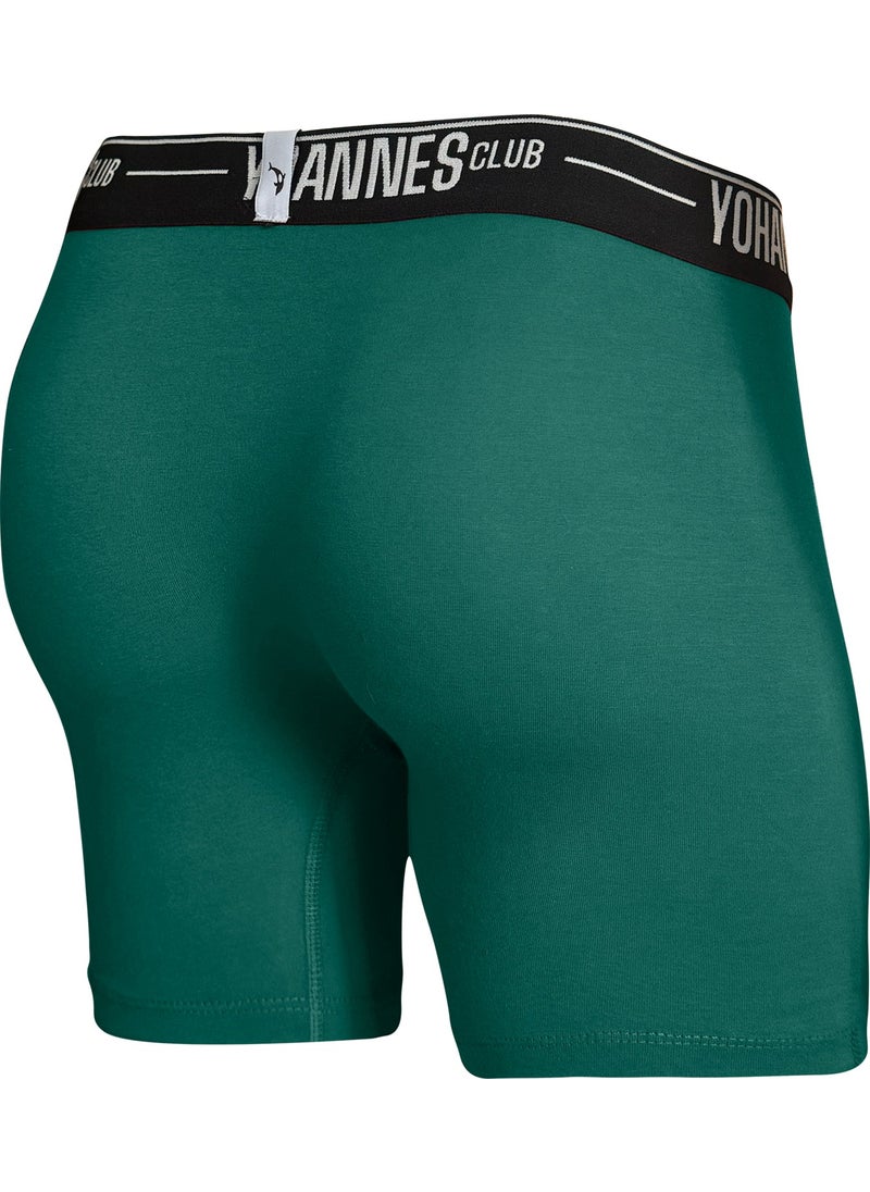 Yohannes Club - men, Special Anatomical Cotton Boxer, single, Olive Green - Image 1