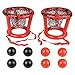 Wicked Big Sports Inflatable Basket Heads Funny Basketball or Toss Game for Outdoor or Indoor Play Red 1913 - Image 4