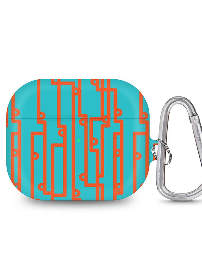 Stylizedd - StylePods Case for Airpods 3rd Gen Case With Anti-Lost Keychain - Pipe Puzzle - Image 1