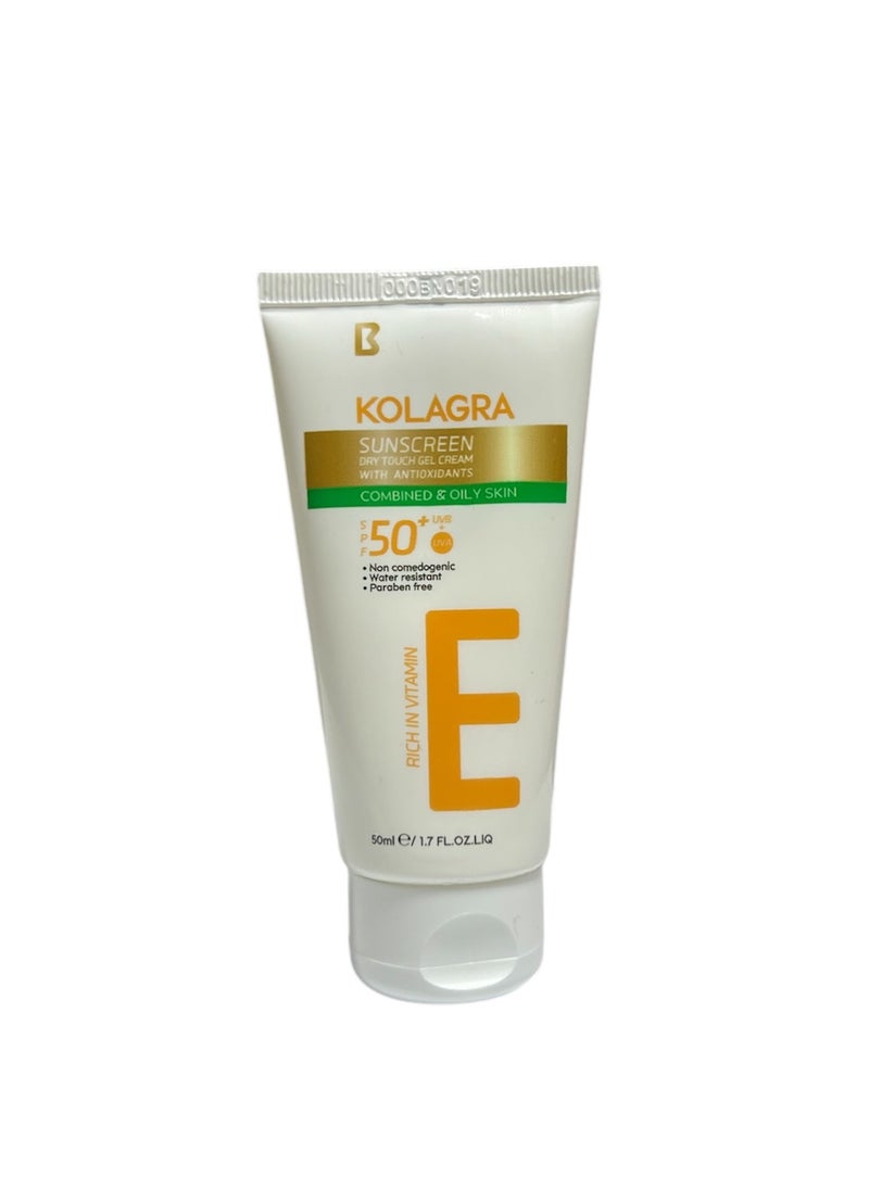 كولاجرا واقي الشمس جل كريم 50 ml + مزيل عرق رول اون كوتن كاندي
