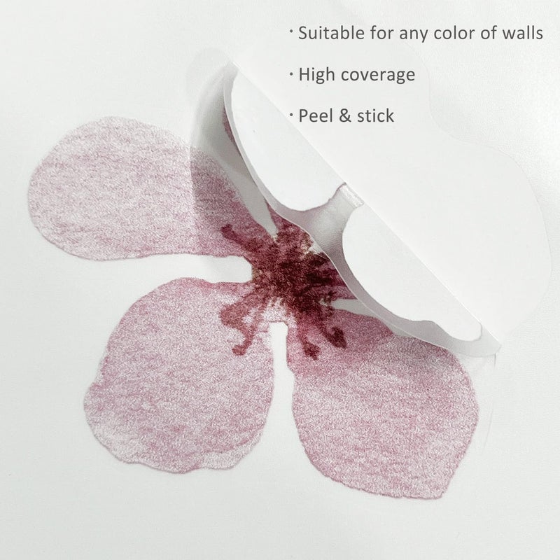 YouRfocus Daisy Wall Decals | 72 PCS Boho Flower Stickers for Girls' Rooms, Playrooms, and Nurseries | Dual Layer Print for High Coverage | Removable Peel and Stick Wall Decor (Pink-A) | 12 Sheets - Image 4