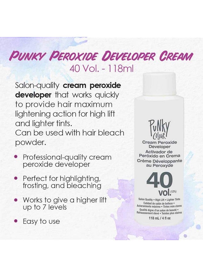 Punky Peroxide Cream Developer 40 Vol. 118ml - Medium Lift - Image 3