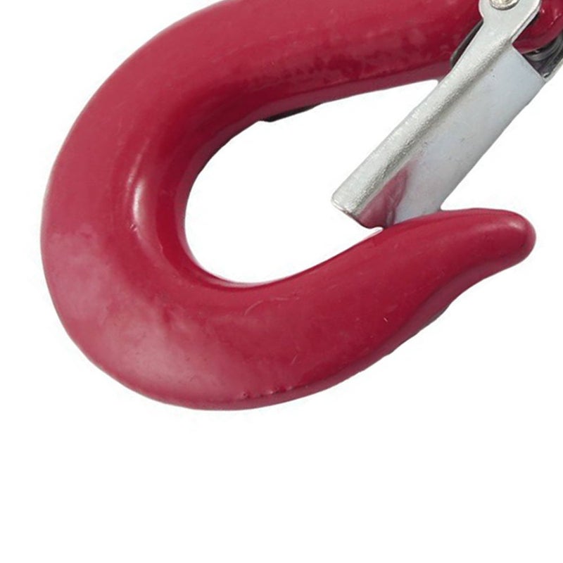 LDEXIN Clevis Slip Hook GRAP Metal Red Logging Rigging Eye Hoist Slip Hook with Latch Shackle 1Pcs - Image 2