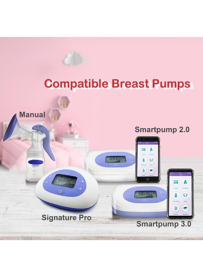 نينس سابلاي Nenesupply 17mm Flange Breastshield Compatible with Lansinoh Breastpump Parts - Image 2