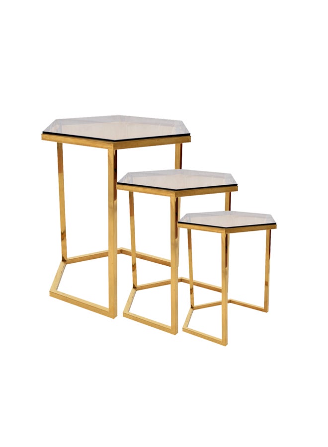 Kandil Egypt  The Stylish Trio of Side Tables with Contemporary Design and Practical Versatility  Size: 60x64 | Coffee Tables