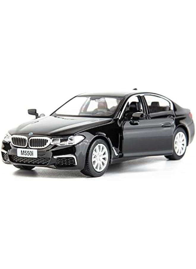 Generic - BMW M550i Car Model 1:36 Diecasting Alloy Toy Car, Pull Back Vehicles Toy Car for Toddlers Kids Boys Girls Gift Black - Image 1