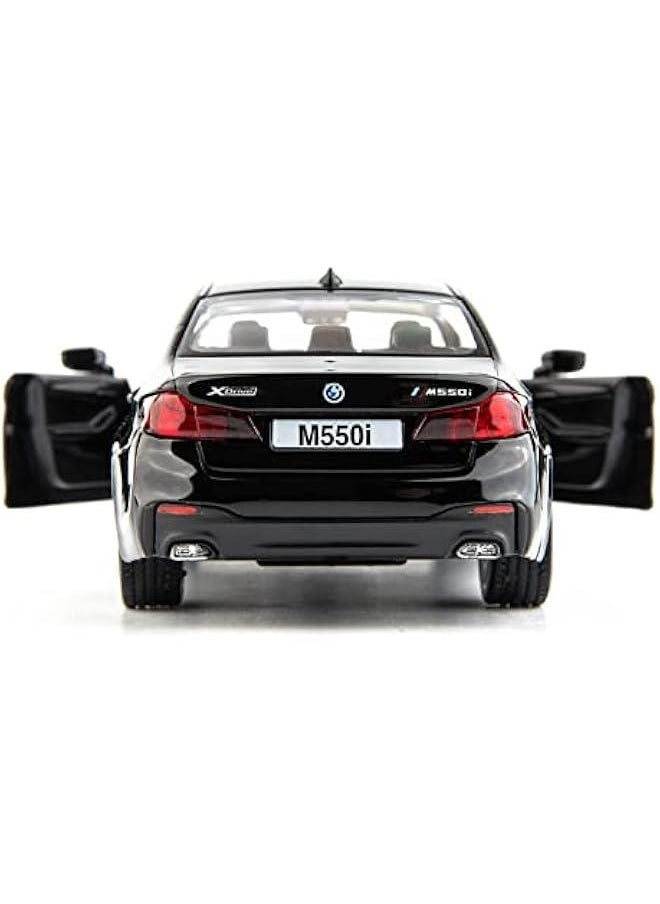 Generic - BMW M550i Car Model 1:36 Diecasting Alloy Toy Car, Pull Back Vehicles Toy Car for Toddlers Kids Boys Girls Gift Black - Image 1