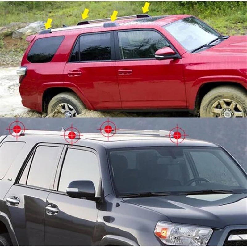 Wivplex 4Pcs Roof Rack Cover for Toyota 4Runner - Image 5