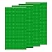 EKIND 4 PCS Classic 5 x 10 Building Baseplates Compatible with Major Brands Toy Bricks Encourage Logic Creativity Through Play Ideal STEM Activities for Children Green - Image 2