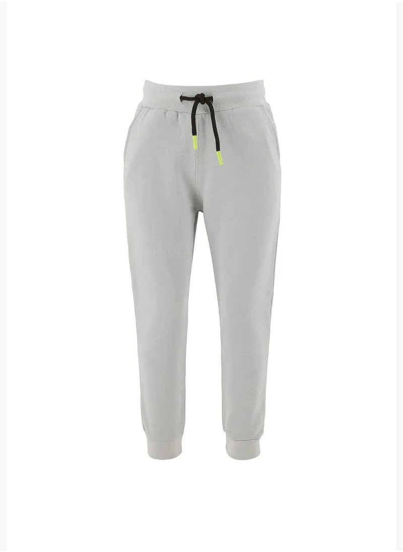 DeFacto Text Print Shirred Sweatpants