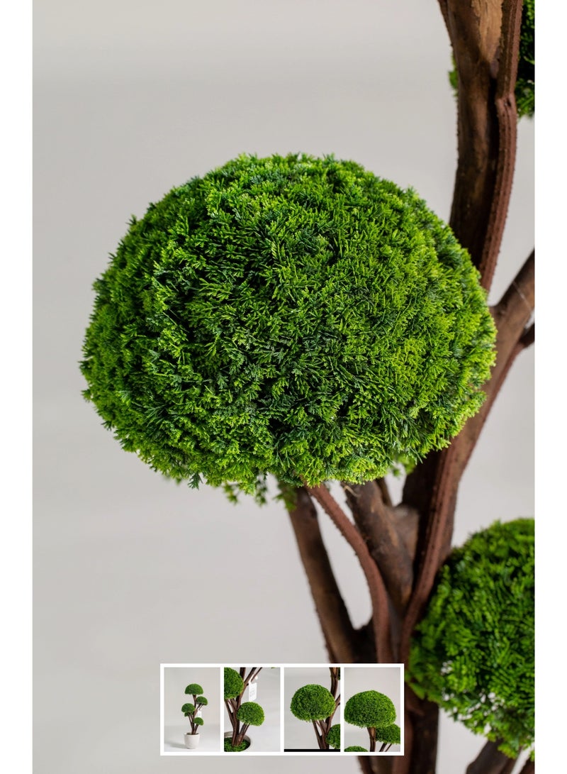 Halfball Tree Artificial Plant (120CM)  POT  INCLUDED - Image 3