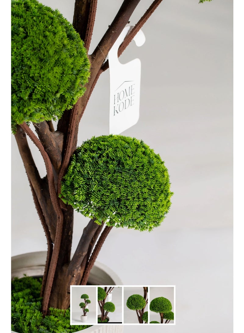 Halfball Tree Artificial Plant (120CM)  POT  INCLUDED - Image 2