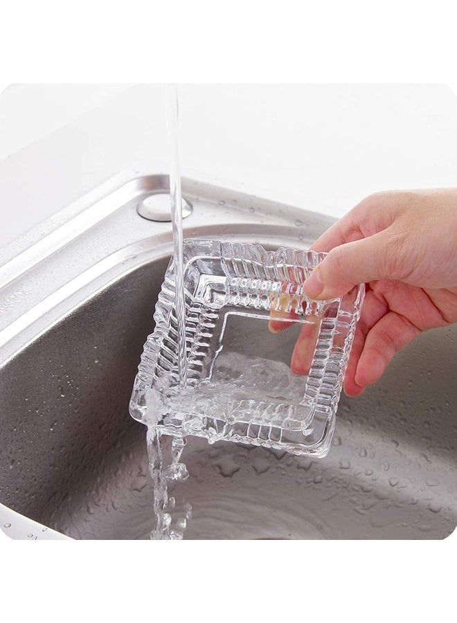 Red Cherry 1 Pack Glass Square Ashtrays for glass Ashtray for restaurant Outdoor home Decoration - Image 2
